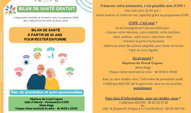 BILAN DE SANTE ICOPE