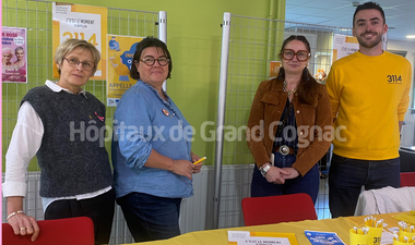 6 OCTOBRE 2025, JOURNEE D'INFORMATION A LA SANTE MENTALE AUX HÔPITAUX DE GRAND COGNAC