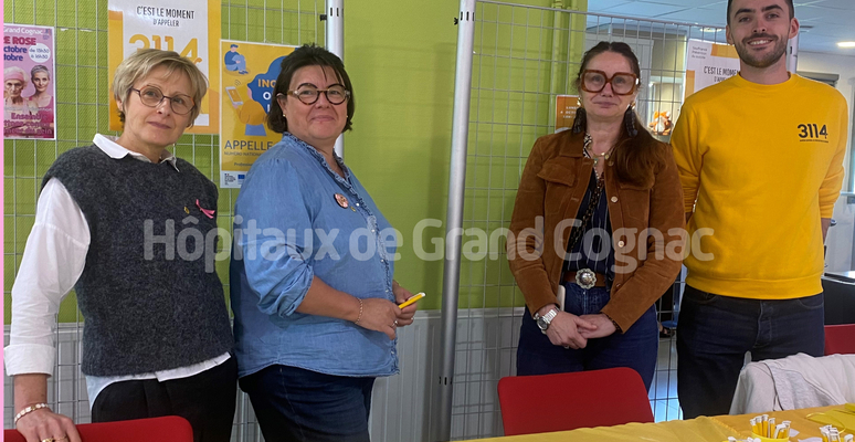 6 OCTOBRE 2025, JOURNEE D'INFORMATION A LA SANTE MENTALE AUX HÔPITAUX DE GRAND COGNAC