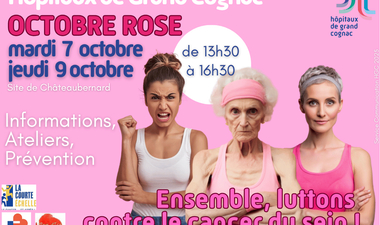 OCTOBRE ROSE 2025 AUX HÔPITAUX DE GRAND COGNAC